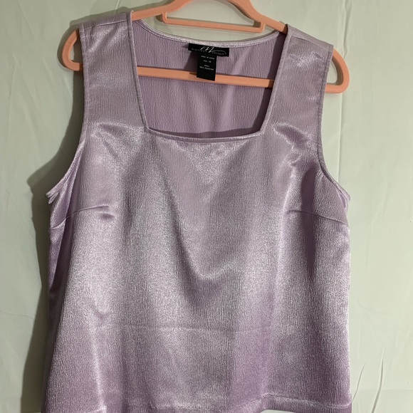 NWT- Midnight Velvet 3 piece lavender skirt, blouse & jacket suit. Sz:16 lined - Picture 6 of 12